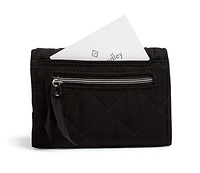 Iconic RFID Riley Compact Wallet - Black