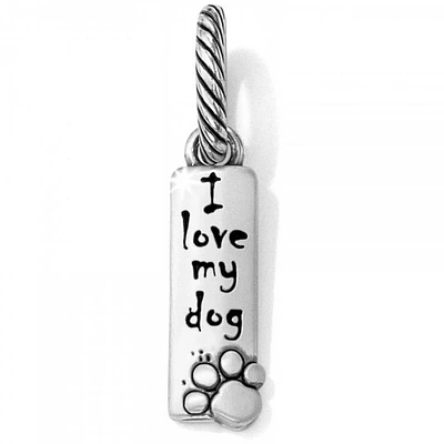 Pensieri Silver Dog Charm