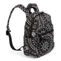 Small Backpack - Black Bandana Medallion