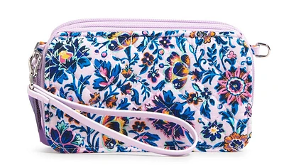 RFID All in One Crossbody Bag - Cloud Vine Multi