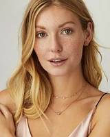 Tessa Rose Gold - Iridescent Drusy Earrings