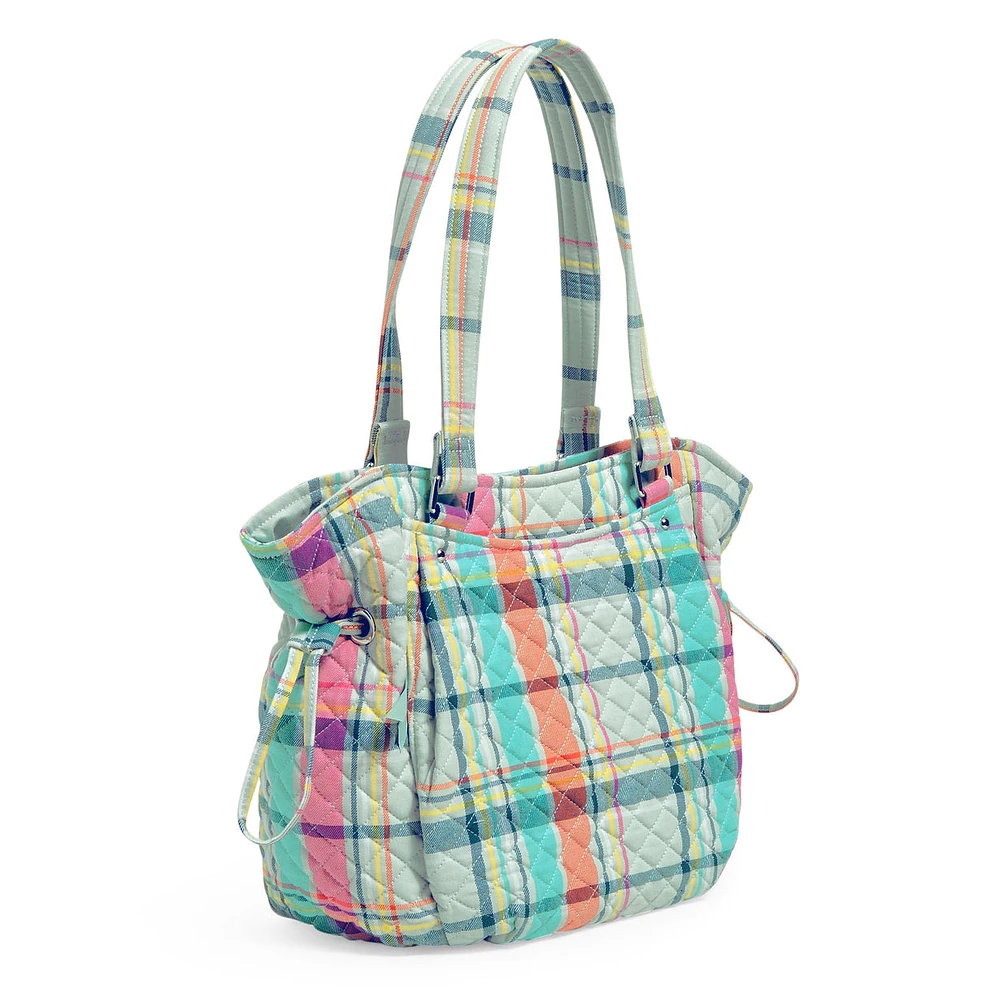 Glenna Satchel - Pastel Plaid