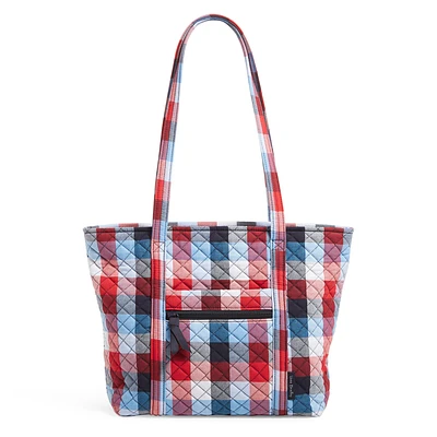 Small Vera Tote - Patriotic Plaid