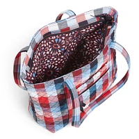 Small Vera Tote - Patriotic Plaid