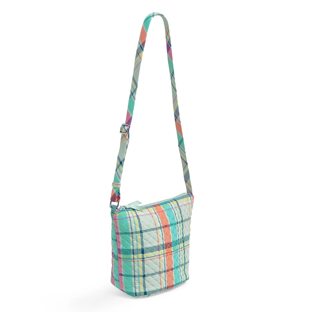 Bucket Crossbody - Pastel Plaid