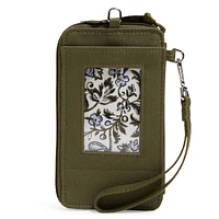 RFID Smartphone Wristlet - Climbing Ivy Green