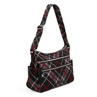 Triple Zip Shoulder Bag - Paris Plaid