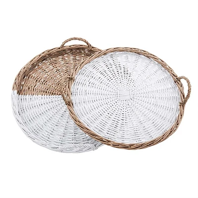Large Willow Basket Tray