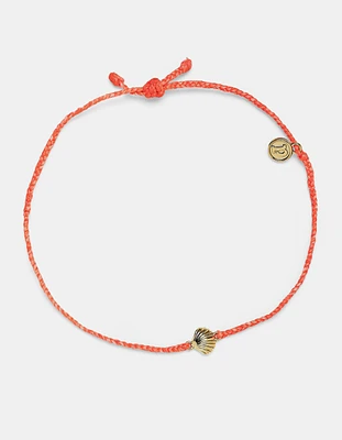 Scallop Charm Gold Strawberry - Anklet