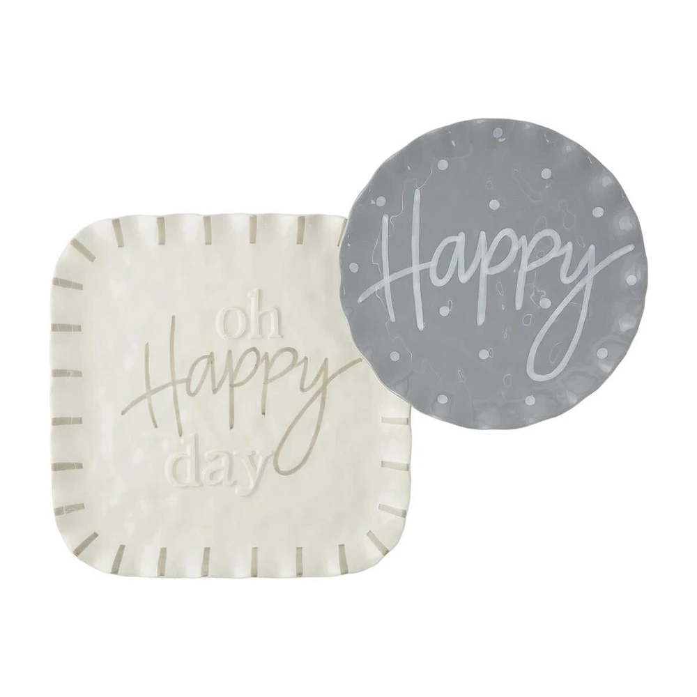 Happy Ruffle Tray Set