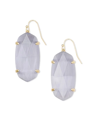 Esme Gold - Slate Cat's Eye Earring