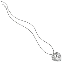 One Silver Love Convertible Heart Necklace