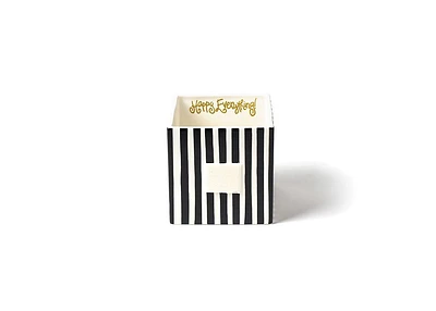 Black Stripe - Mini Nesting Cube