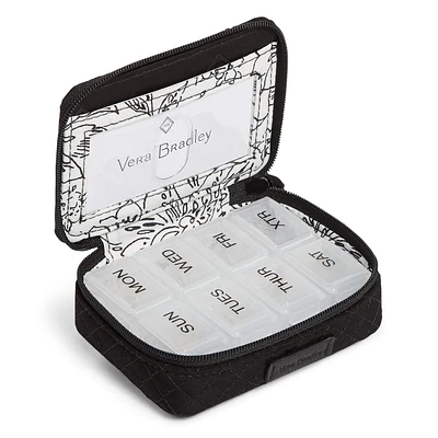 Travel Pill Case - Classic Black