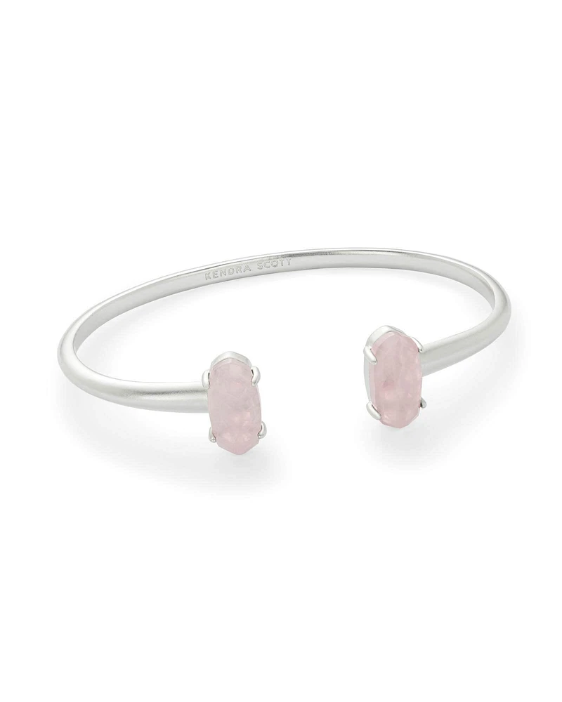 Edie Silver - Rose Quartz Bracelet