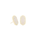 Ellie Gold - Iridescent Drusy Earrings