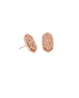 Ellie Rose Gold - Drusy Earrings