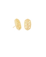 Ellie Gold Metal - Filigree Mix Earring