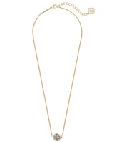 Tess Gold - Platinum Drusy Necklace