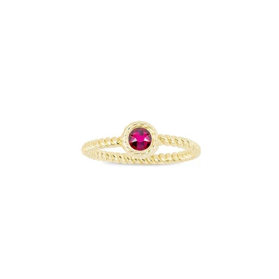 July Birthstone Ring