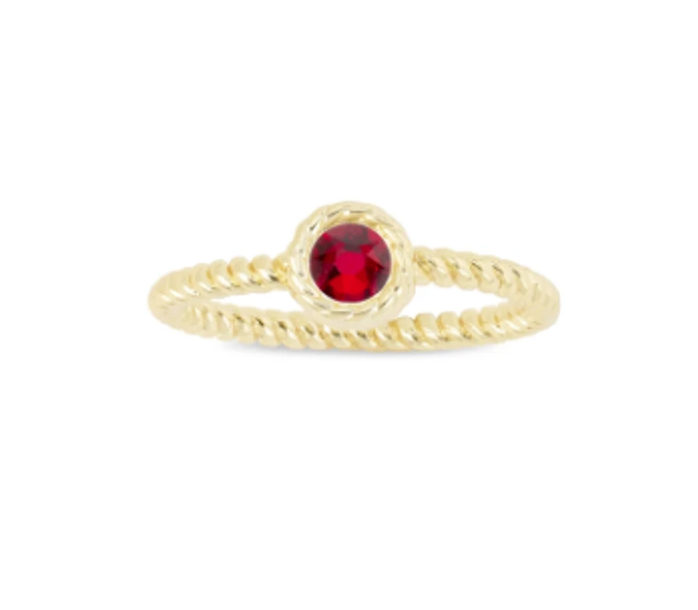 January Birthstone Ring