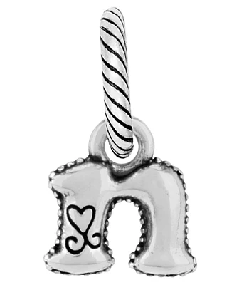 Alphabet Charm Letter N