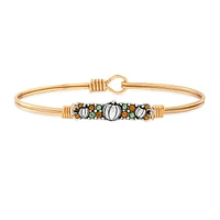 Pumpkin Medley Bangle Bracelet