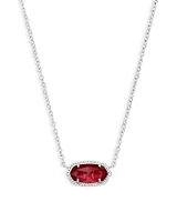 Elisa Silver Pendant Necklace