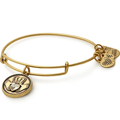 Claddagh Charm Bangle