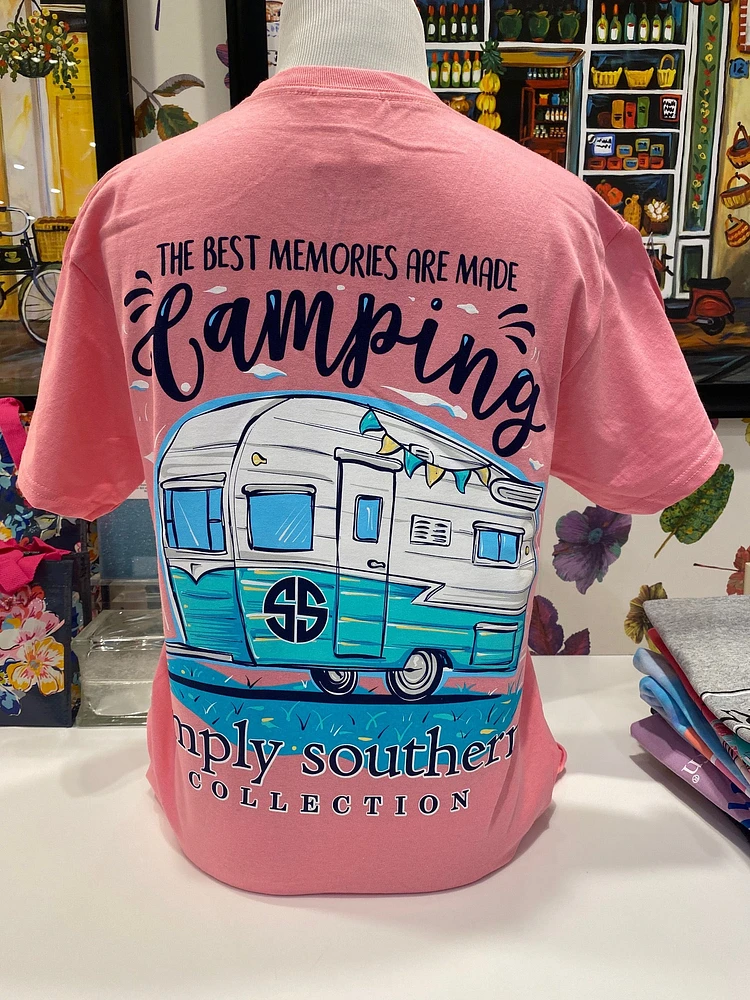 Camping Short Sleeve Tee