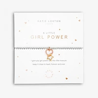 A Little 'Girl Power' Silver Bracelet