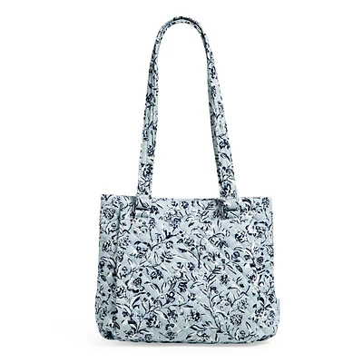 Multi-Compartment Shoulder Bag - Perennials Gray