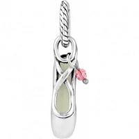 ABC Pink Ballet Shoe Charm