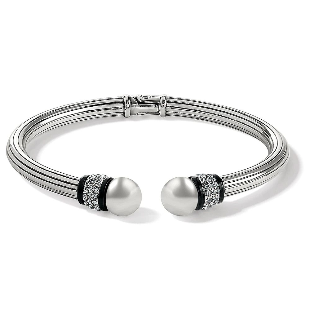 Meridian Open Hinged Bangle Bracelet