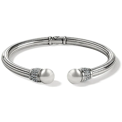 Meridian Open Hinged Bangle Bracelet