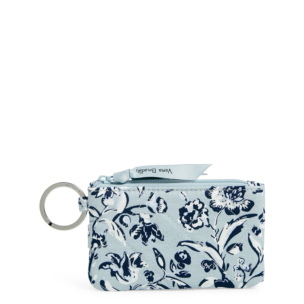 RFID Deluxe Zip ID Case In Perennials Gray