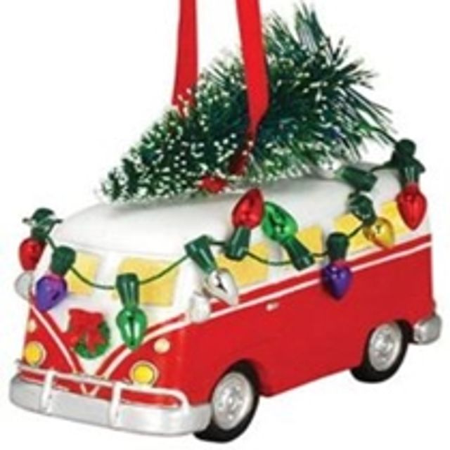 Light up old style van resin ornament - Occasions Hallmark Gifts and More