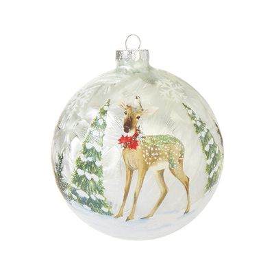 Deer in the woods Ball ornament - Occasions Hallmark Gifts and More