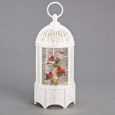 LED Swirl Birdcage with Cardinals - Occasions Hallmark Gifts and More