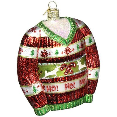 Festive Christmas Sweater Ornament - Occasions Hallmark Gifts and More