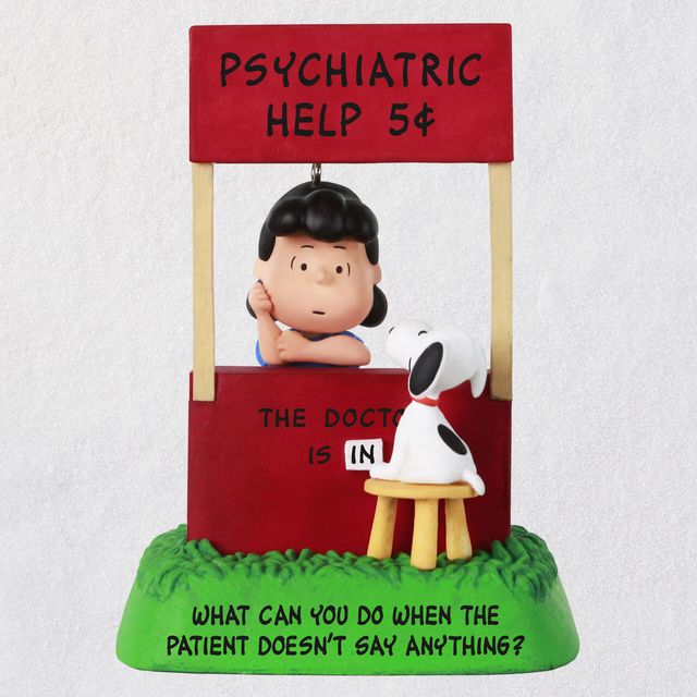 The Peanuts® Gang The Doctor Is In Lucy and Snoopy Ornament 2021 - Occasions Hallmark Gifts and More