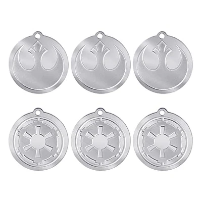 Hallmark Keepsake Miniature Christmas Ornament 2022, Star Wars The Rebel Alliance vs. The Galactic Empire, Mini Set of 6 - Occasions Hallmark Gifts and More