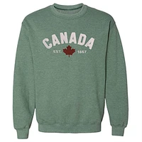 CHENILLE  CANADA ARCH CREWNECK