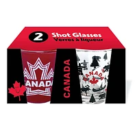 ECHO/SYMBOLS 2 PACK SHOT GLASSES