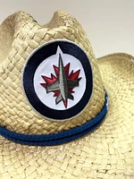 WINNIPEG JETS STRAW HAT