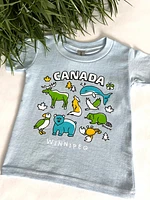 CANADA CRITTERS TODDLER T-SHIRT