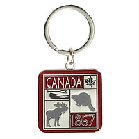 CANADA ICONS KEYCHAIN