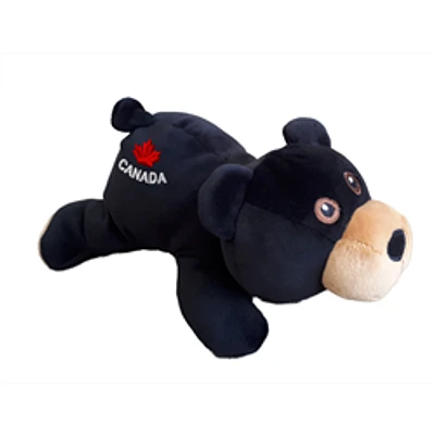 FLOPPY BLACK BEAR STUFFIE