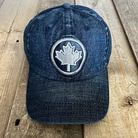 DENIM MAPLE LEAF HAT