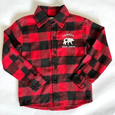 BUFFALO PLAID TODDLER SHIRT